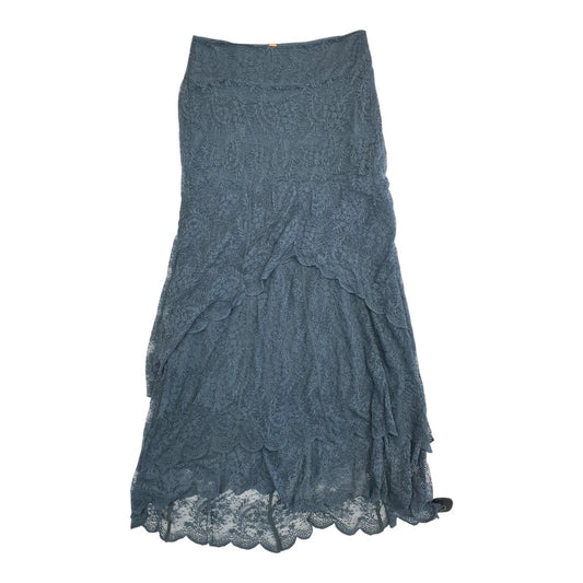Skirt Maxi By Free People In Teal, Size:L