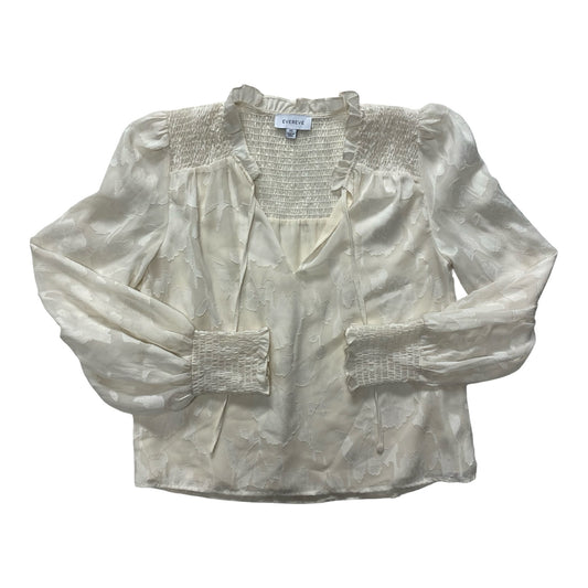 Top Ls By Evereve In Ivory, Size:Xs