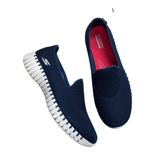 Shoes Athletic By Skechers In Navy, Size:9