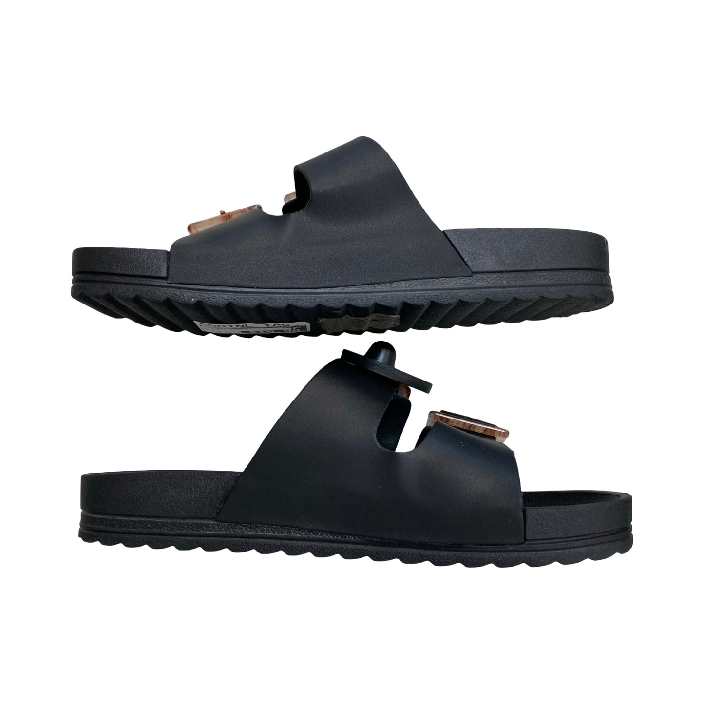 Sandals Flats By Muk Luks In Black, Size:8