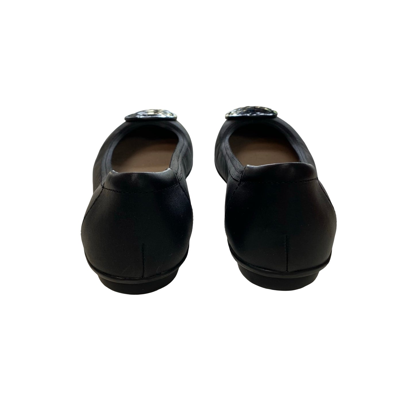 Shoes Flats By Clarks In Black, Size:7