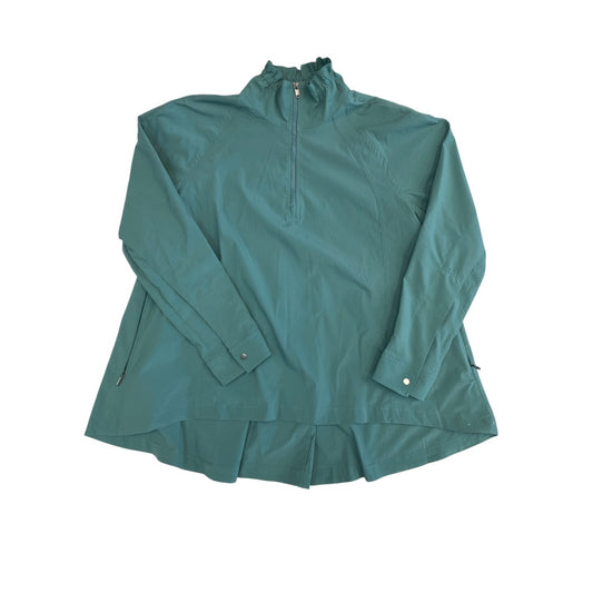 Athletic Jacket By Athleta In Green, Size:S