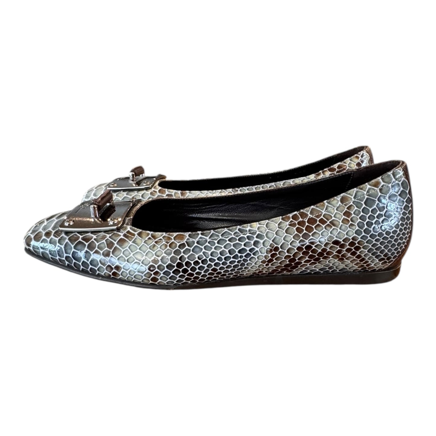 Shoes Flats By Donald Pliner In Animal Print, Size:6