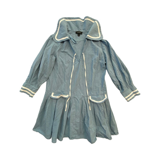 Dress Casual Midi By b. darlin In Blue, Size:Xs