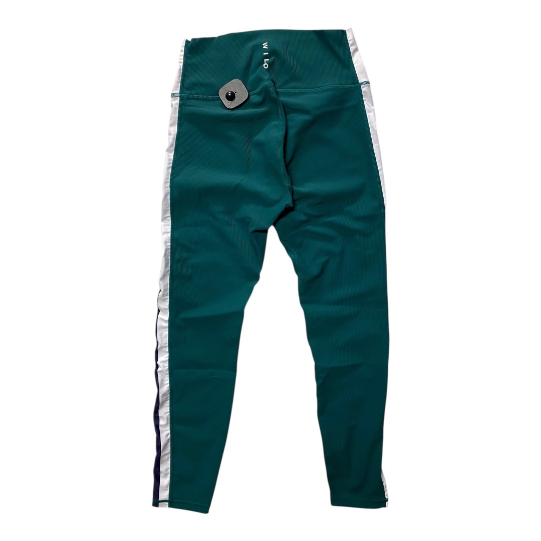 Athletic Leggings By Wilo In Green, Size:M
