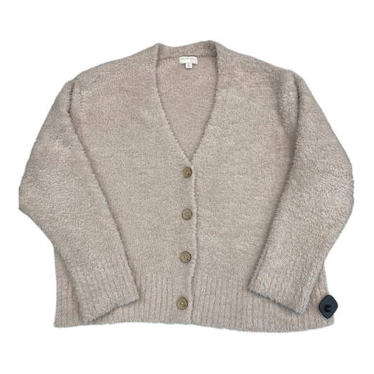 Sweater Cardigan Designer By Barefoot Dreams In Cream, Size:3X