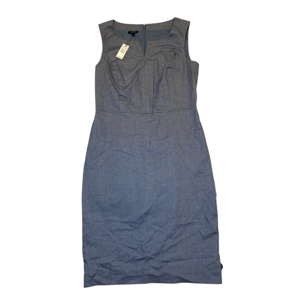 Dress Casual Midi By Talbots In Blue, Size:4