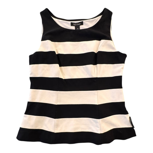 Top Sleeveless By White House Black Market In Black & White, Size:10
