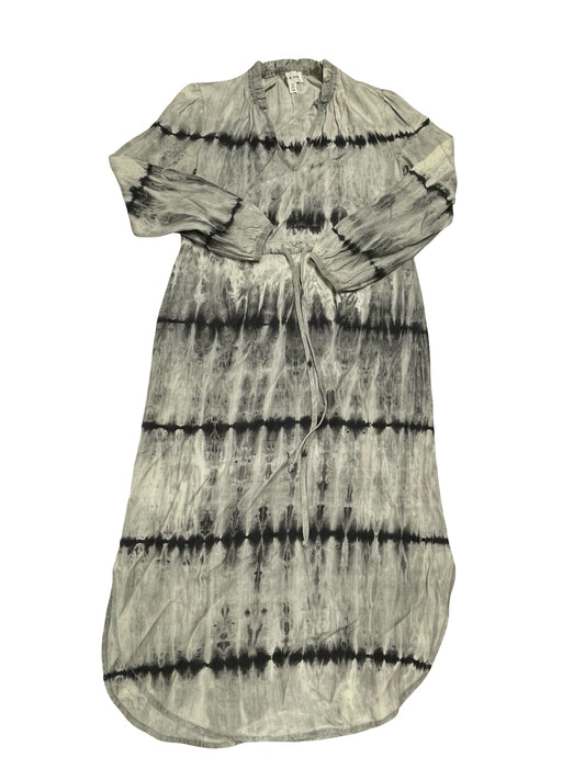 Dress Casual Midi By Cloth & Stone In Black & Grey, Size:Xxs