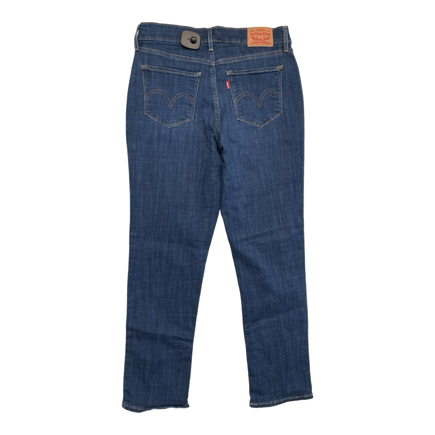 Jeans Straight By Levis In Blue Denim, Size:6