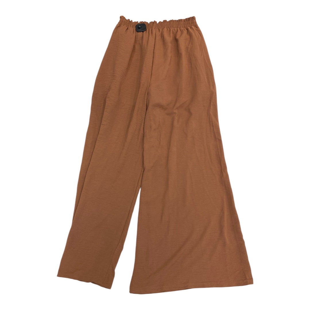 Pants Wide Leg By street wear society In Brown, Size:Xl