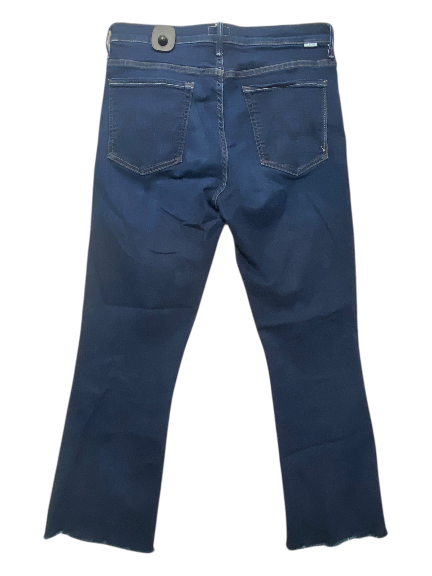 Jeans Flared By Mother In Blue Denim, Size:12