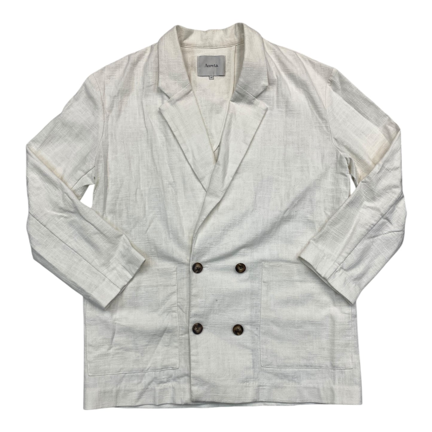Blazer Designer By Cma In White, Size:M