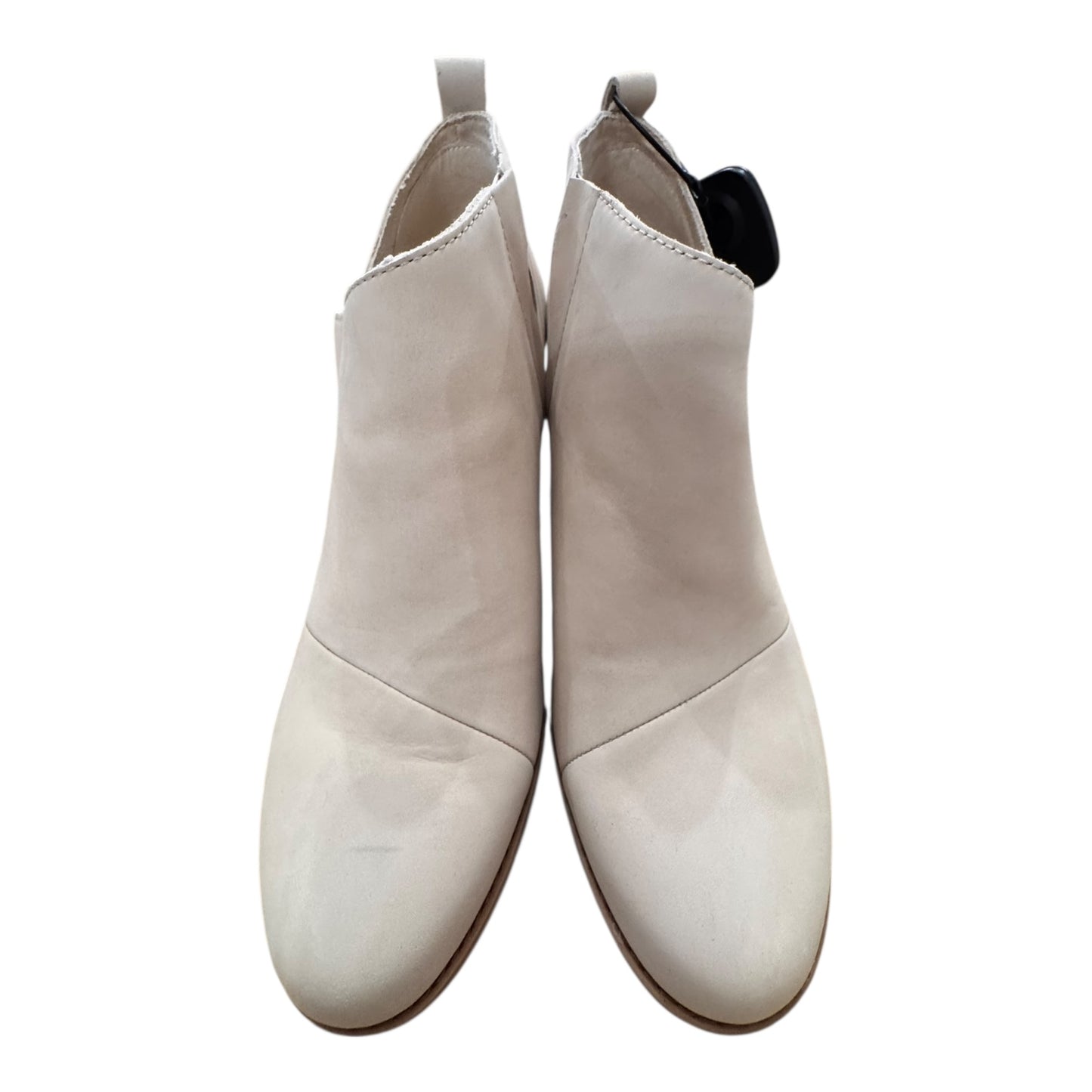Boots Ankle Heels By Toms In Cream, Size:10