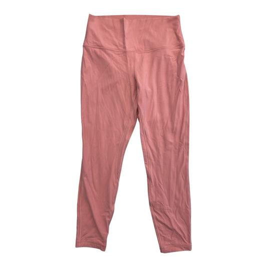 Athletic Leggings By Lululemon In Pink, Size:10