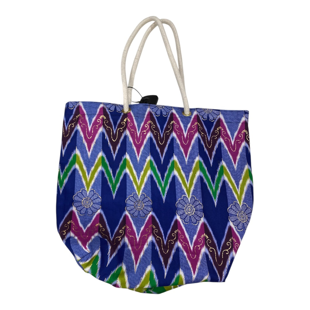 Tote By Clothes Mentor In Multi, Size:Large