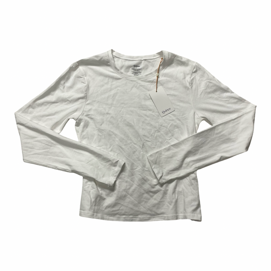 Top Ls Basic By Quince In White, Size:M