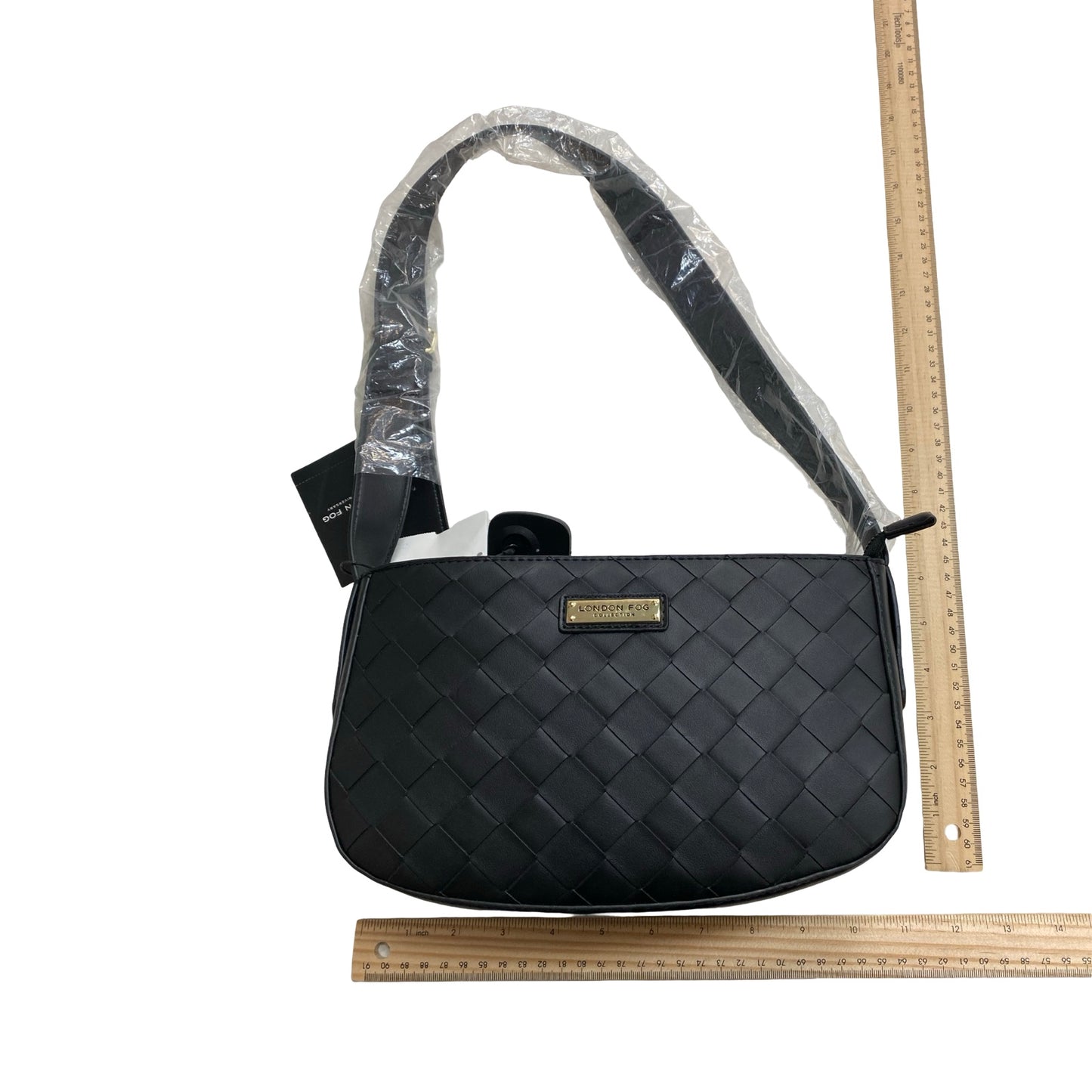 Handbag By London Fog In Black, Size:Small