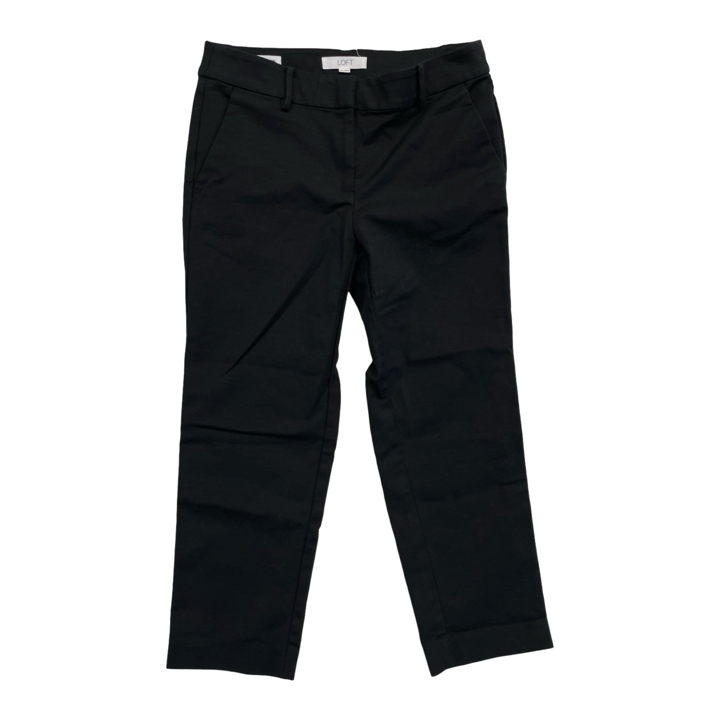 Pants Cropped By Loft In Black, Size:4P