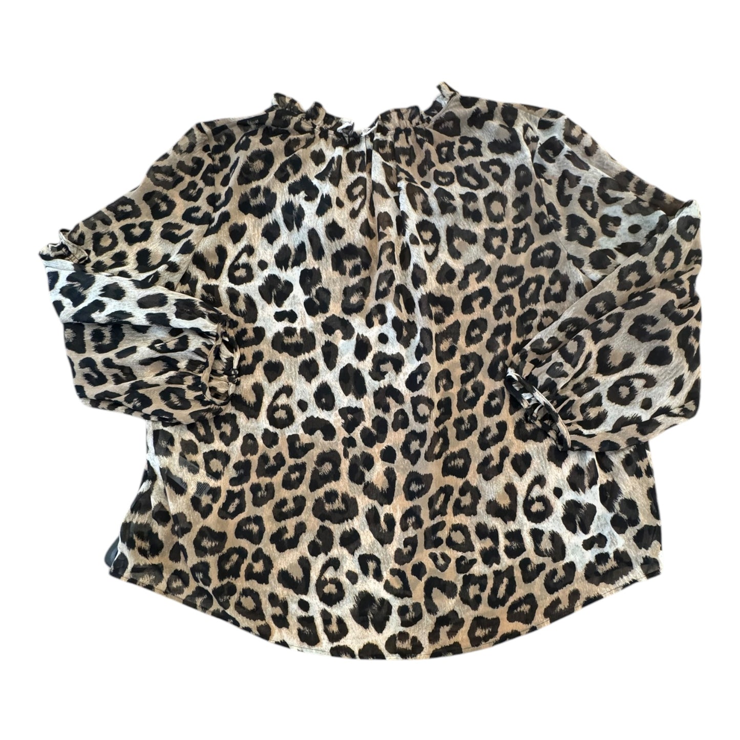 Top Ls By Banana Republic In Animal Print, Size:Xl
