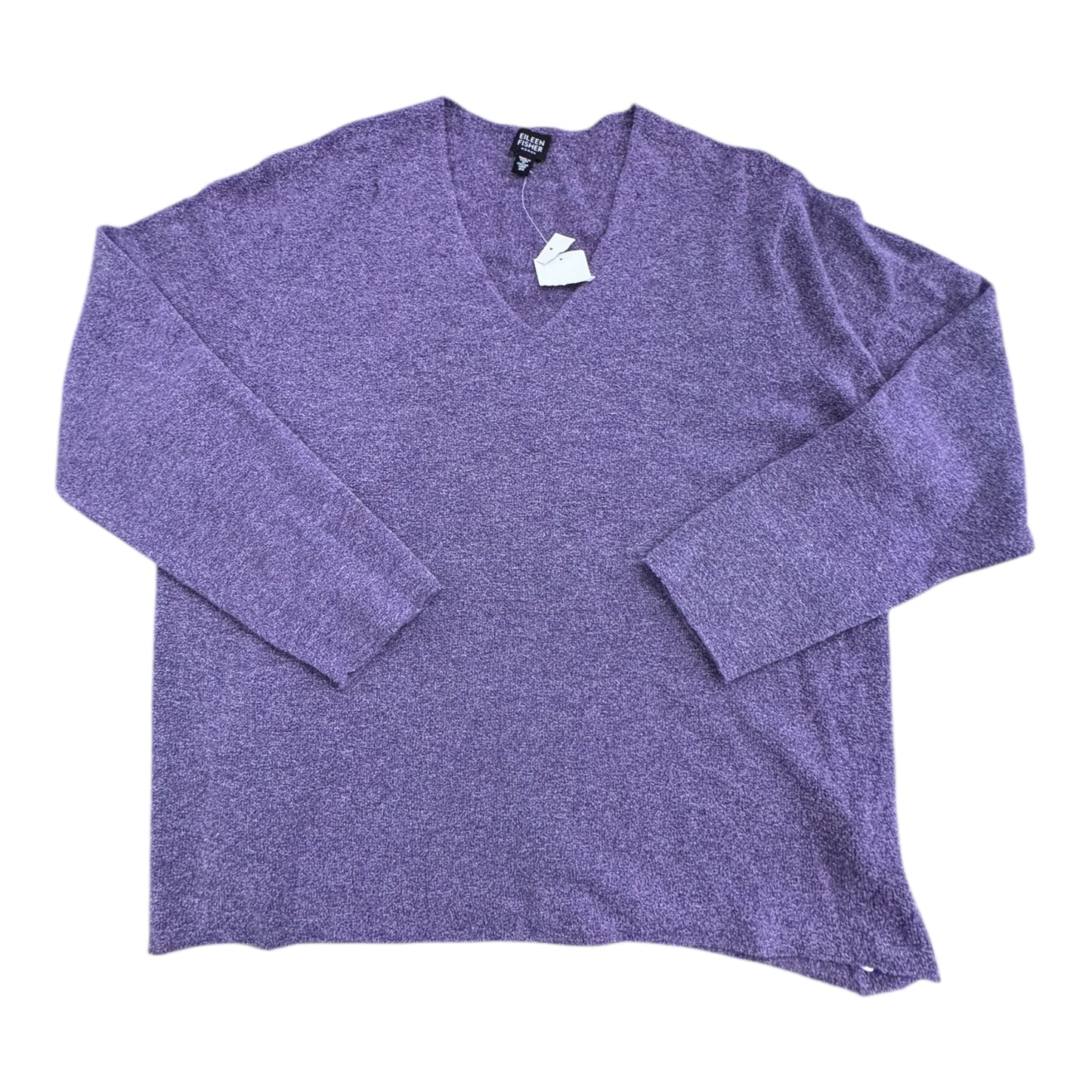 Sweater Designer By Eileen Fisher In Purple, Size:3X