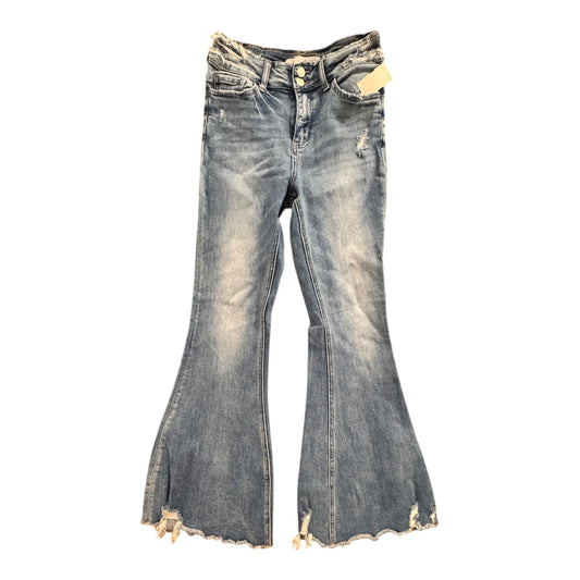 Jeans Flared By BRIDGE BY GLY In Blue Denim, Size:2