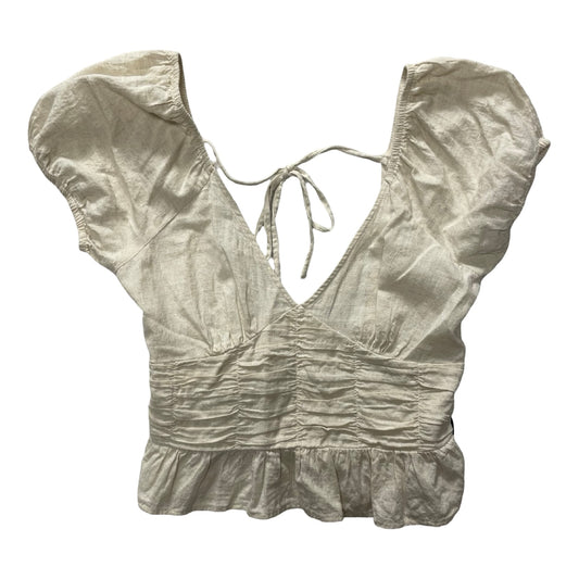 Top Ss By Sim & Sam In Cream, Size:Xl