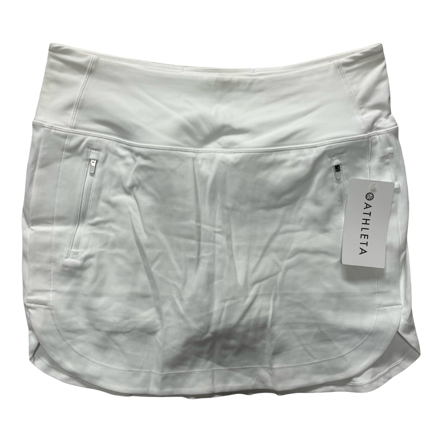 Athletic Skort By Athleta In White, Size:L