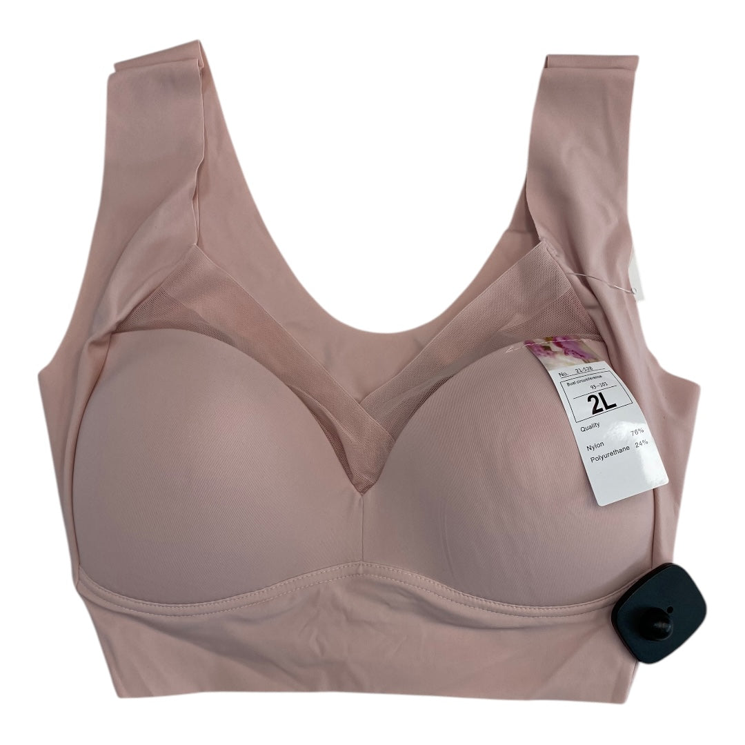 Bralette By Clothes Mentor In Pink, Size:2X