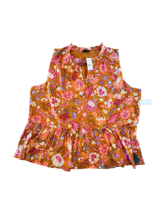Top Sleeveless By Ann Taylor In Multi, Size:Xl