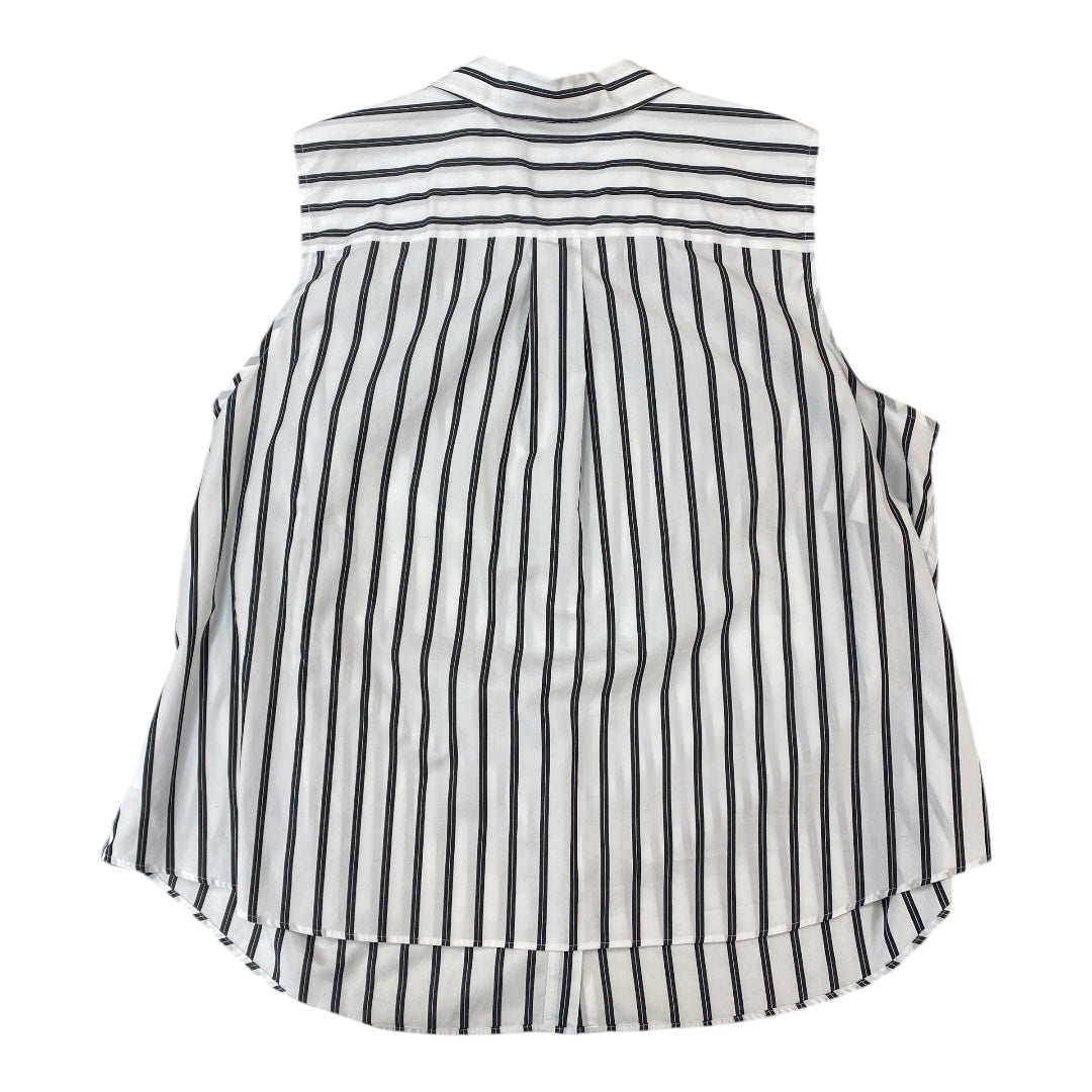 Top Sleeveless By Lands End In Striped Pattern, Size:2X