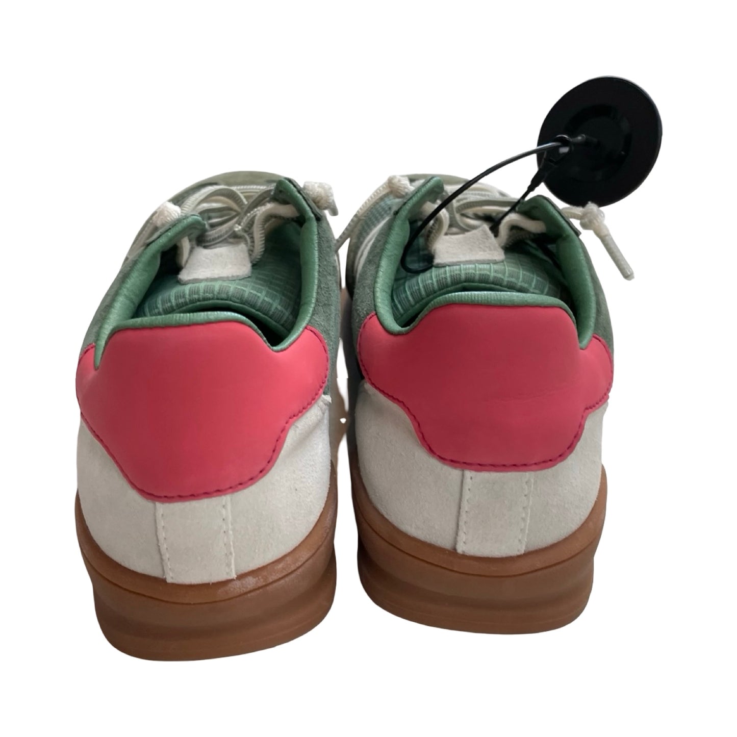 Shoes Sneakers By Steve Madden In Green & White, Size:7.5