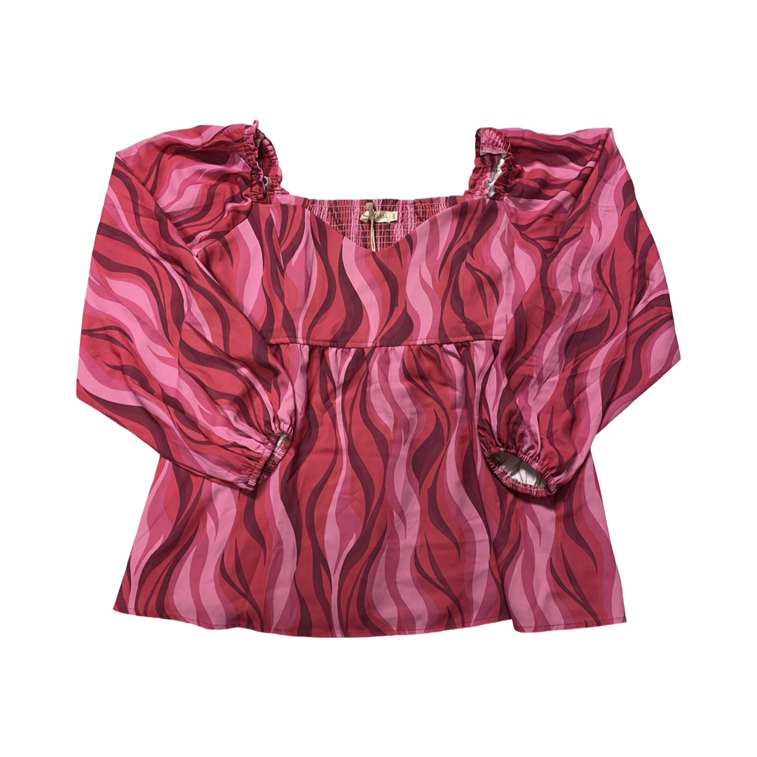 Top Ls By Cmc In Pink, Size:2X