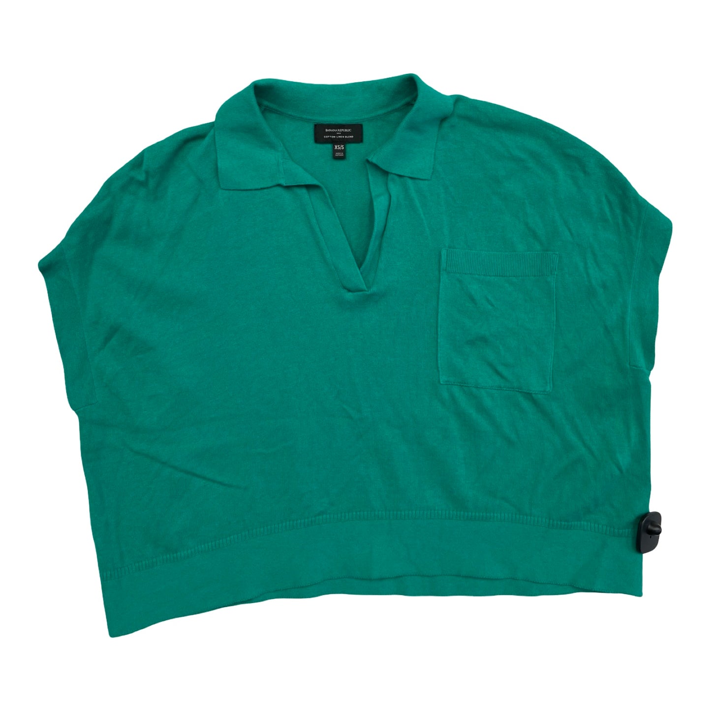 Top Ss By Banana Republic In Green, Size:Xs