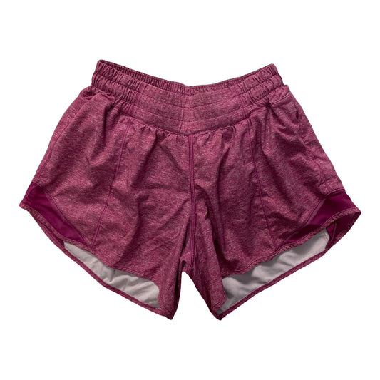 Athletic Shorts By Lululemon In Pink, Size:4