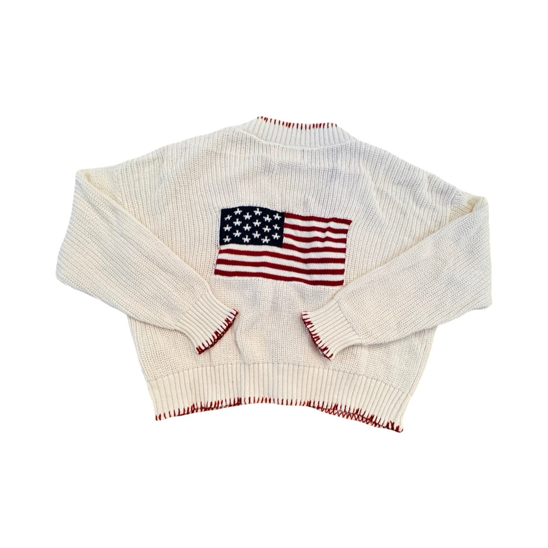 Sweater Cardigan By Joa In Cream, Size:M