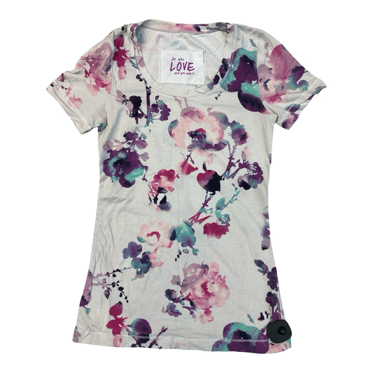 Athletic Top Ss By Lululemon In Multi, Size:S