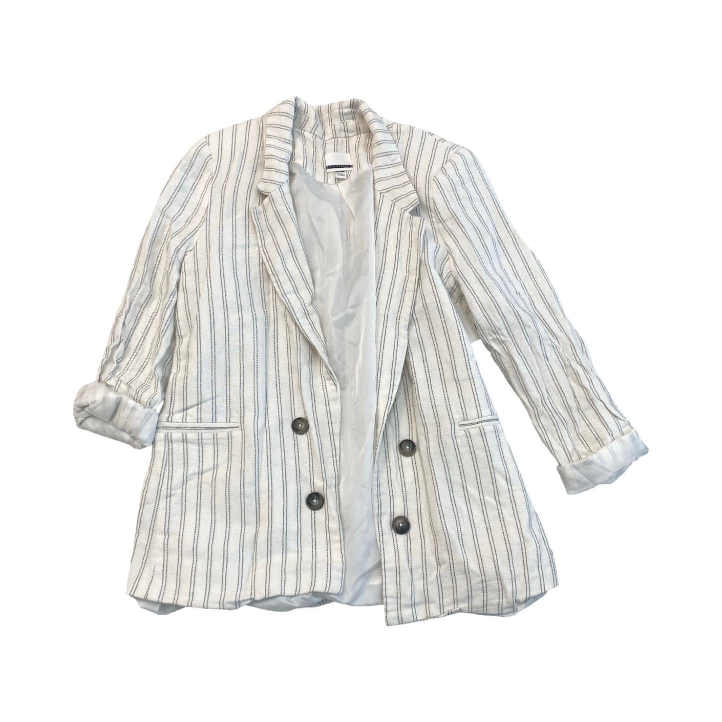 Blazer By Jules & Leopold In Striped Pattern, Size:L