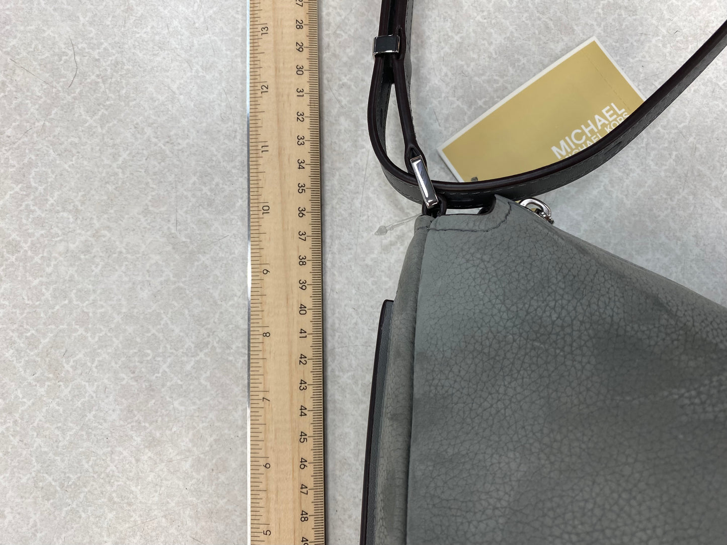 Handbag Designer By Michael Kors In Grey, Size:Large