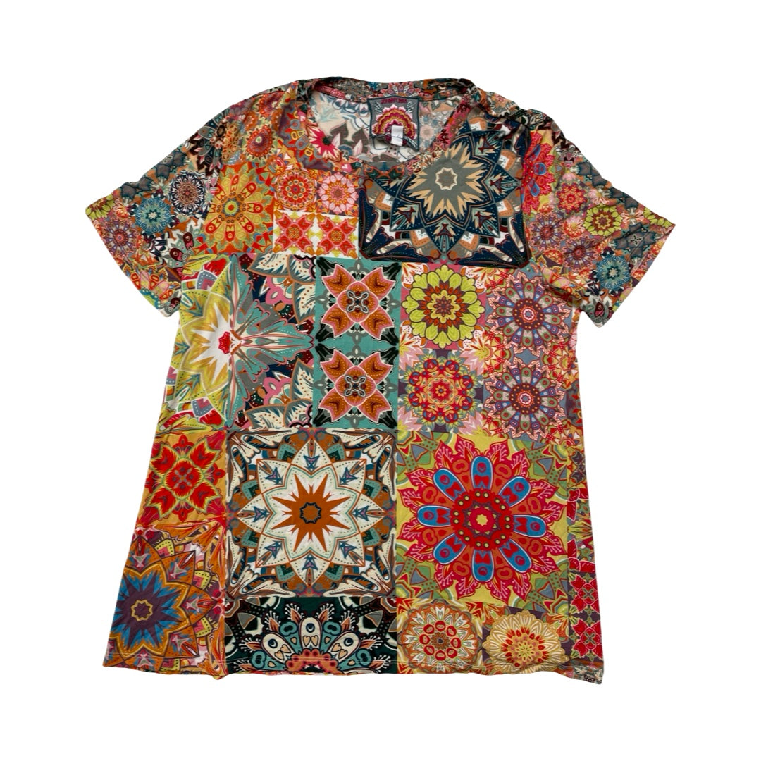 Top Ss Designer By Johnny Was In Multi, Size:L