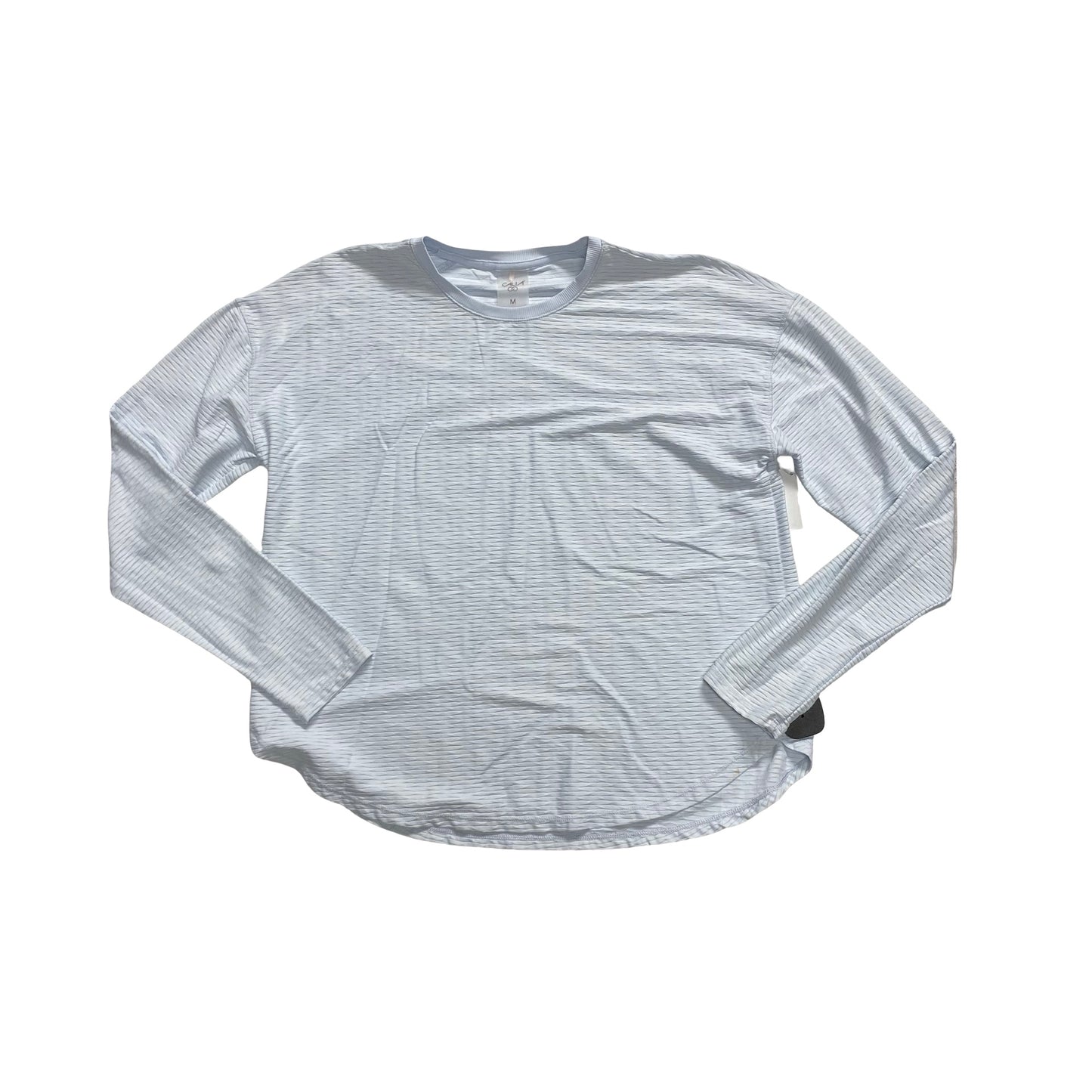 Athletic Top Ls Collar By Calia In Blue, Size:M