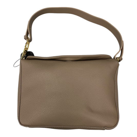 Handbag By queen of material In Taupe, Size:Small