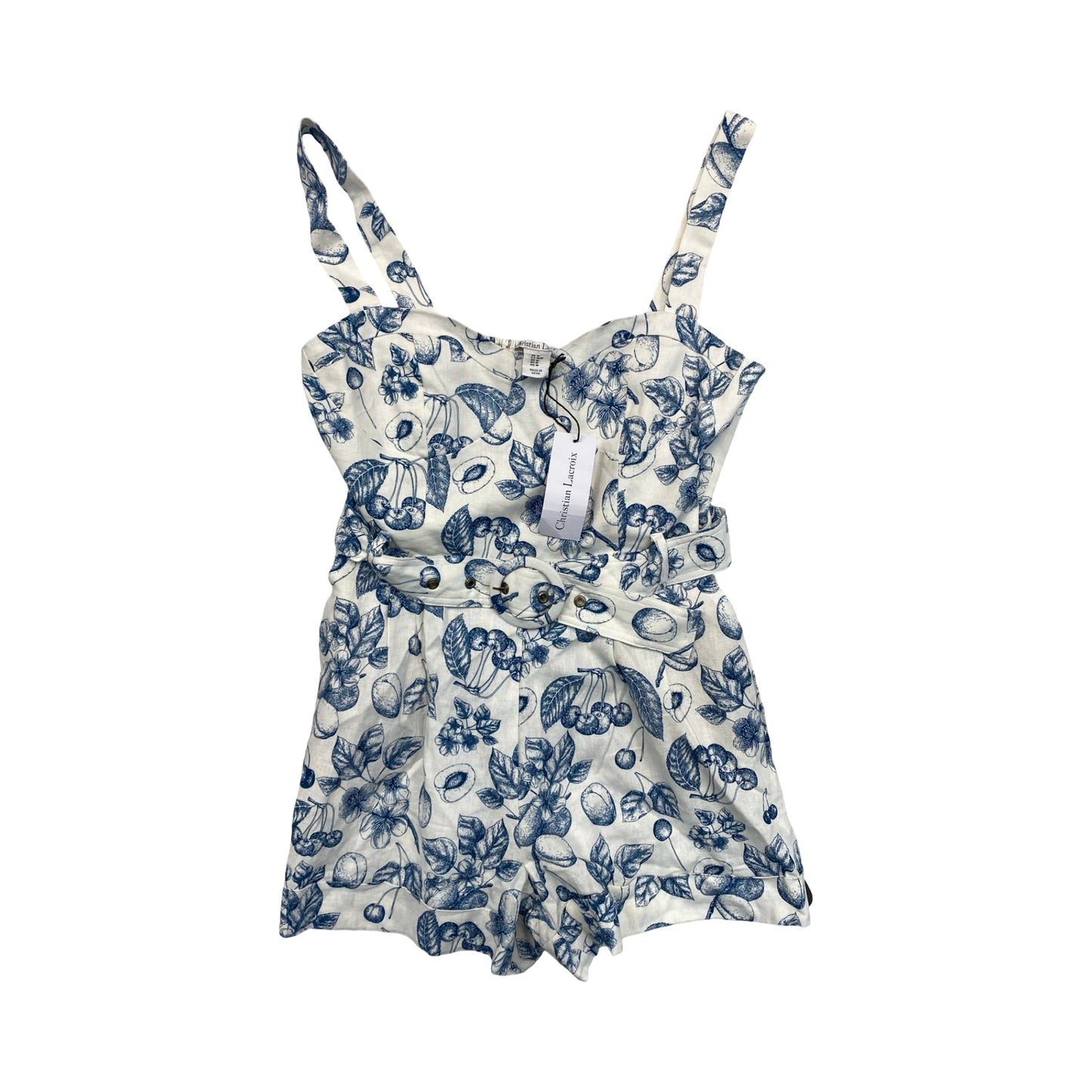 Romper By Cmc In Blue & White, Size:M