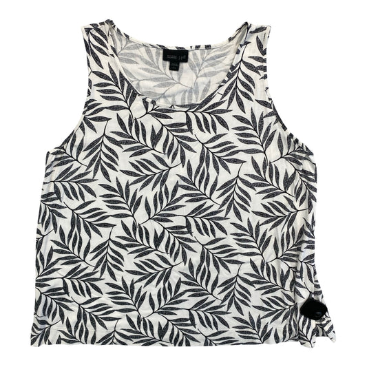 Top Sleeveless By J. Jill In Black & White, Size:Lp