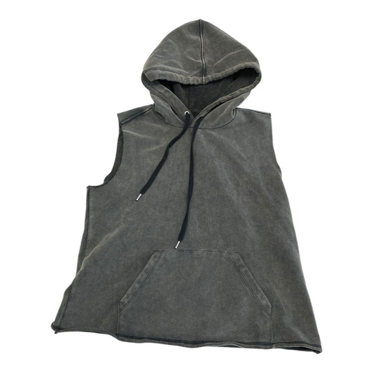 Top Sleeveless By VENOR In Grey, Size:L
