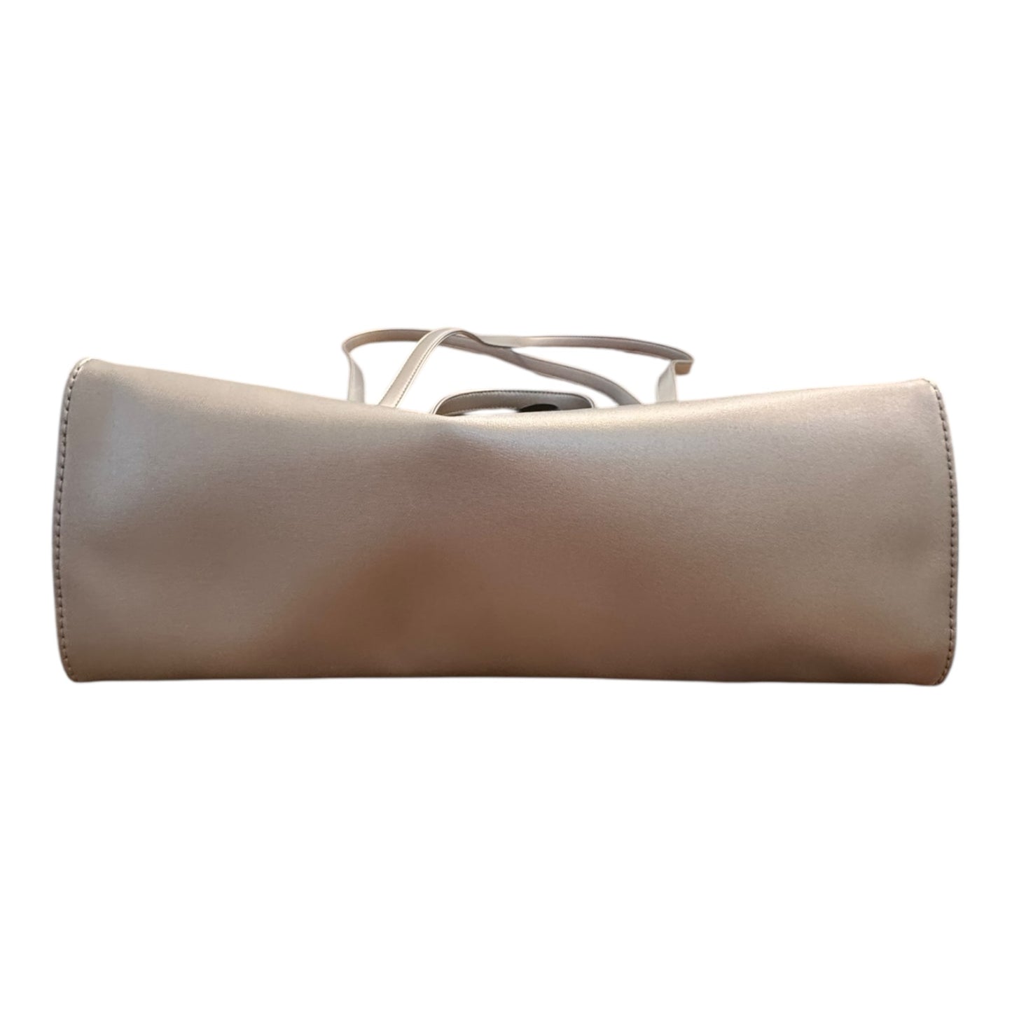 Handbag Designer By Telfar In Silver, Size:Medium