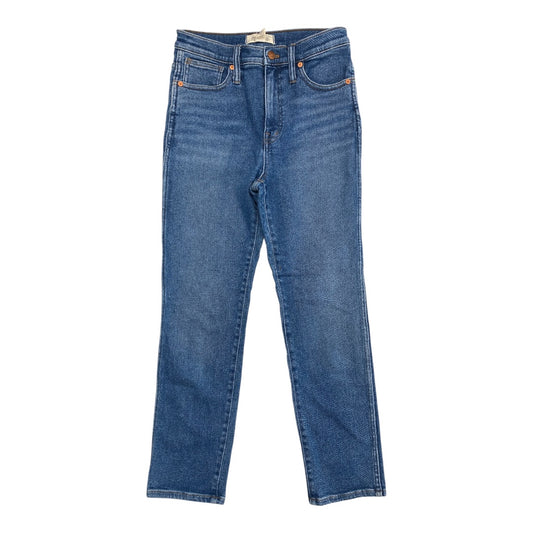 Jeans Straight By Madewell In Blue Denim, Size:2