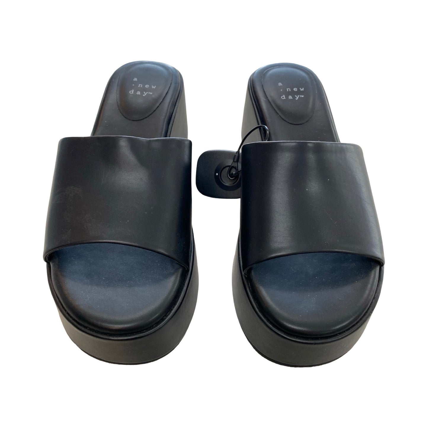 Sandals Heels Block By A New Day In Black, Size:6