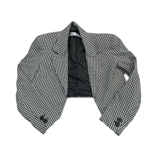 Blazer By Zara In Checkered Pattern, Size:Xs