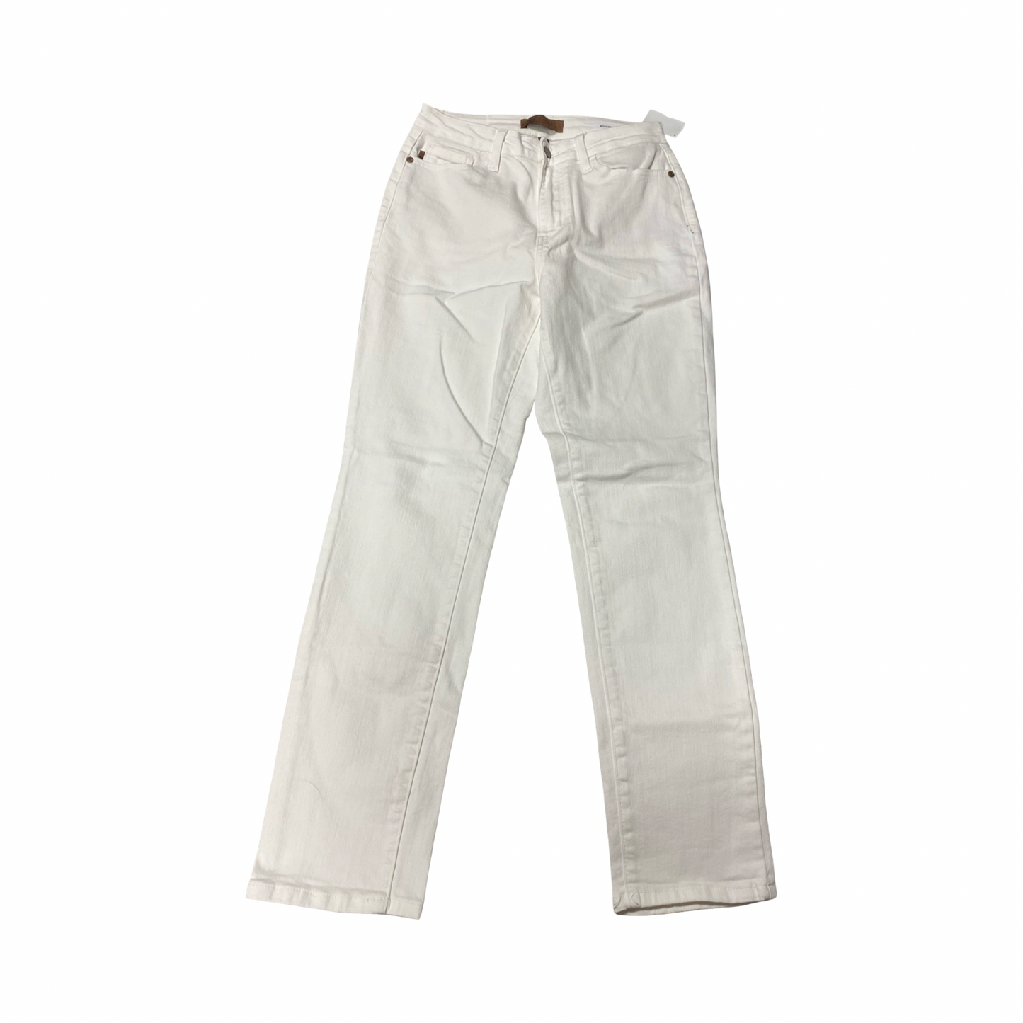 Jeans Boot Cut By Judy Blue In White, Size:4